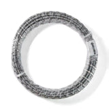 D9mm Electroplated Plastic Diamond Wire Saw 37 Beads Per Meter Wire Saw