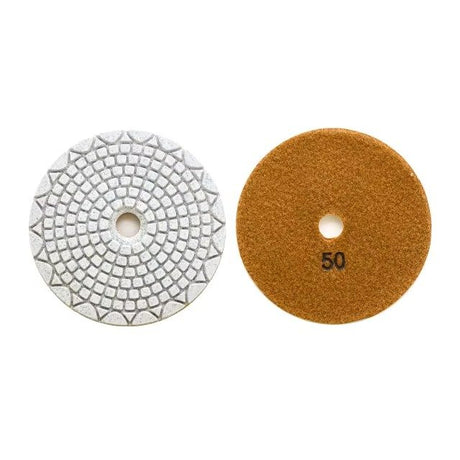 4IN -10cmMarble, granite, quartz, artificial stone, fossils Wet polishing discs