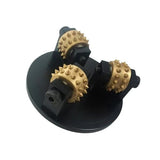 125mm Diamond Stone Grinding Bush Hammer Tools with 3 Rollers used for angle grinder