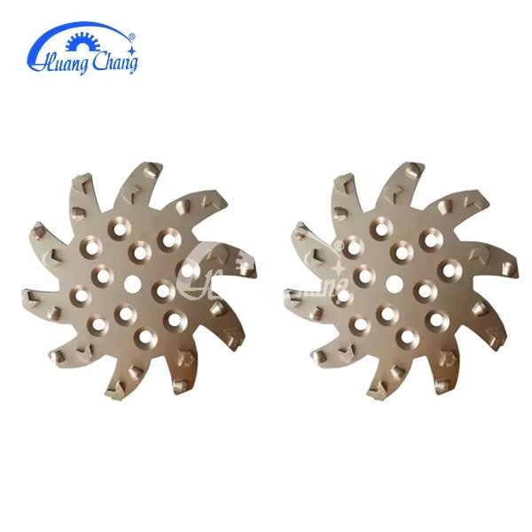 250mm/10 inch concrete PCD grinding disc for floor ,metal bonded diamond grinding plate pcd milling cutter
