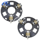 270mm diamond bush hammered plate with 3 rollers cutting disc for grinders