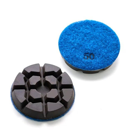 Diamond resin bond and hybrid wet dry polishing pads and grinding disc for concrete floor with