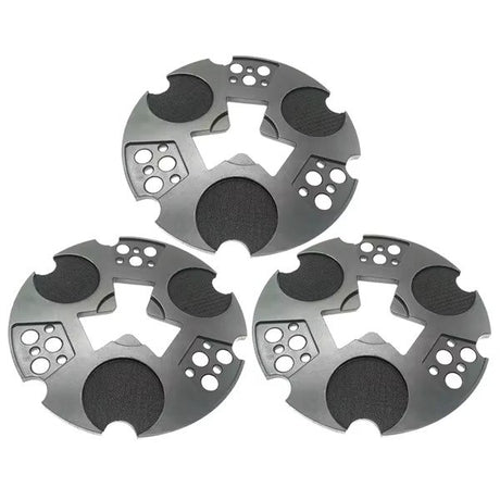 270mm Machine grinding Trapezoid Metal Resin Pad Adapter magnetic plate honing