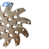 250mm/10 inch concrete PCD grinding disc for floor ,metal bonded diamond grinding plate pcd milling cutter