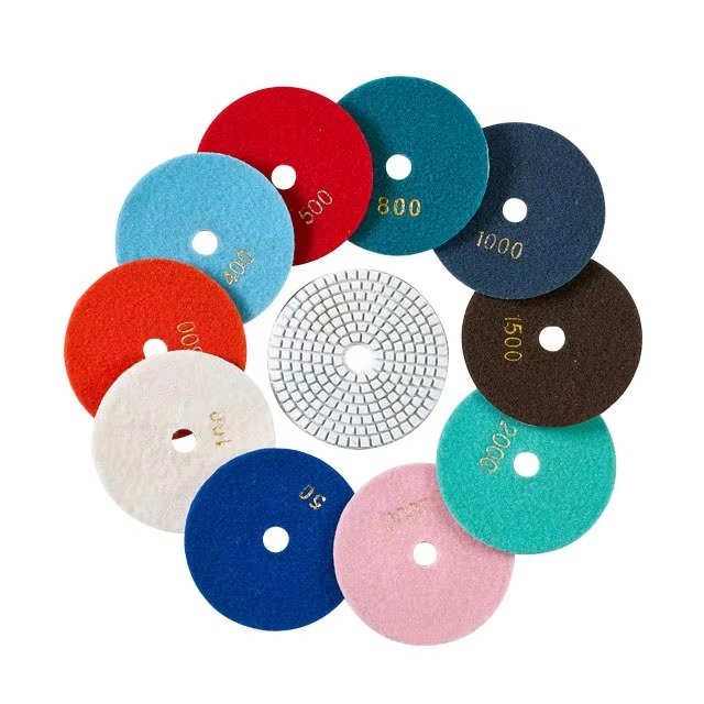 Copper bonded diamond dry polishing pads for polishing discsHC-DPP-081