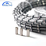 Huangchang D10,5 mm galvanisierte Diamant-Drahtsäge mit Feder und Gummi für Stahlbeton