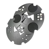 270mm Machine grinding Trapezoid Metal Resin Pad Adapter magnetic plate honing