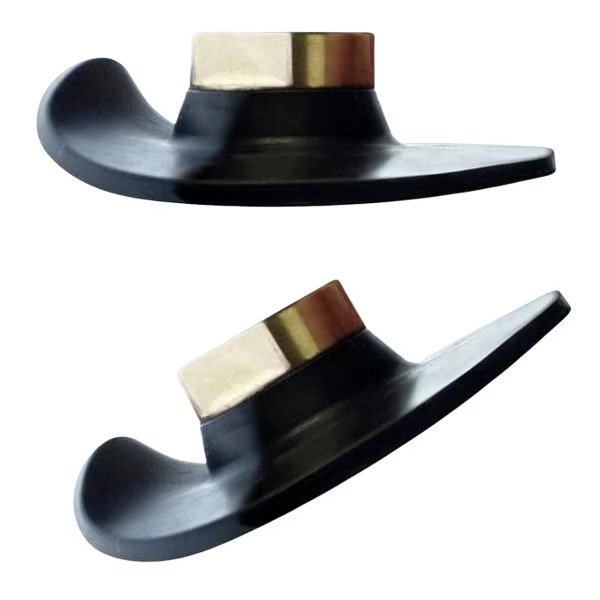 100mm soft rubber backer pad shown from side and angled product views