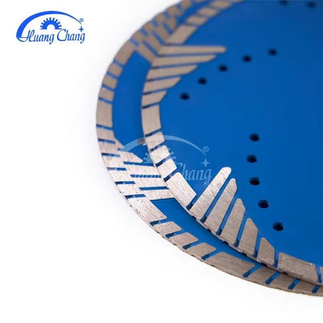 Huangchang M14 Kreisförmige Turbo-Dreieck-Wellen-Diamantsägescheibe für Granit