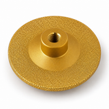 3 inch brazed diamond flat grinding head front view