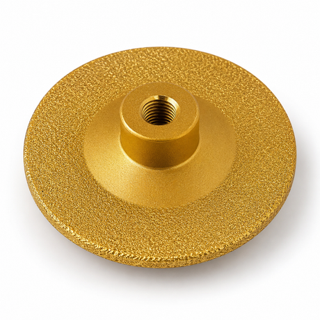 3 inch brazed diamond flat grinding head front view