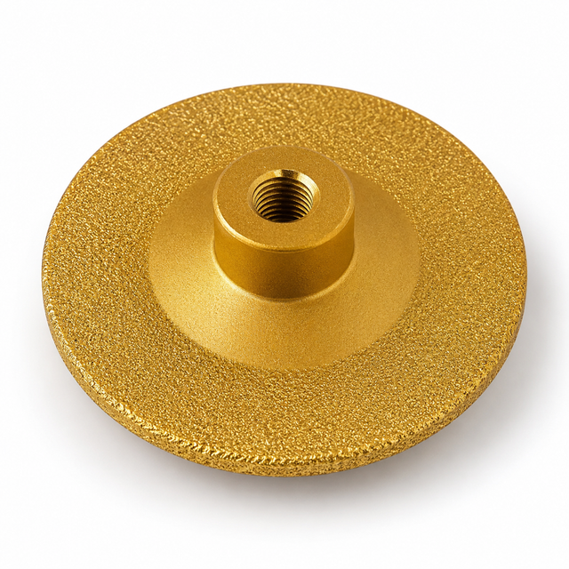 3 inch brazed diamond flat grinding head front view