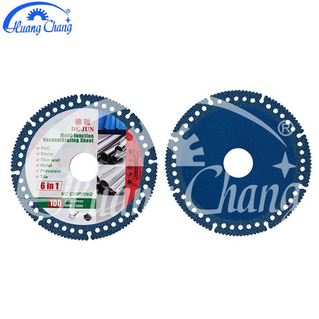 Blue brazed steel bar slices