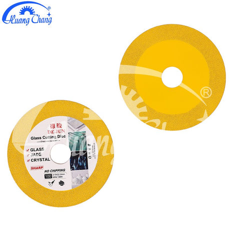Gelbe diamantgelötete Sägeblätter