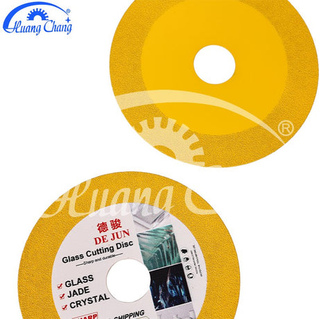Gelbe diamantgelötete Sägeblätter