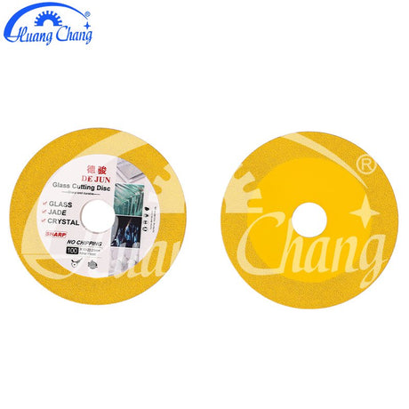 Gelbe diamantgelötete Sägeblätter