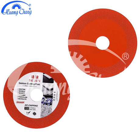 Brazing stone slab slices