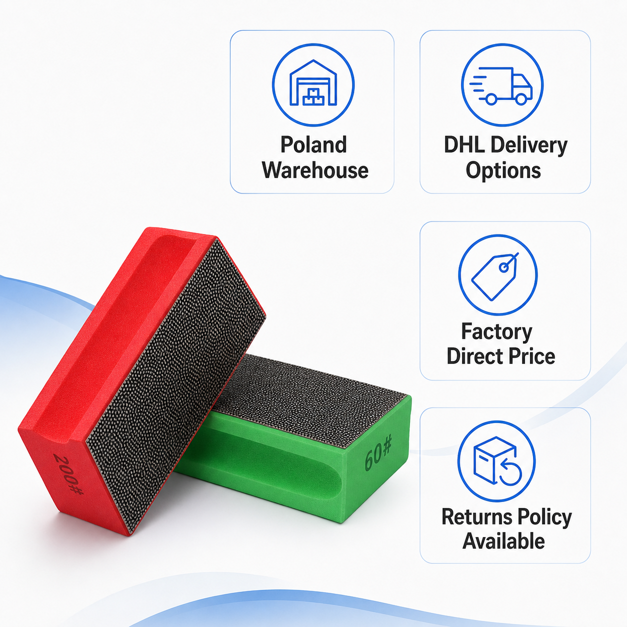 Poland warehouse DHL delivery factory direct returns support