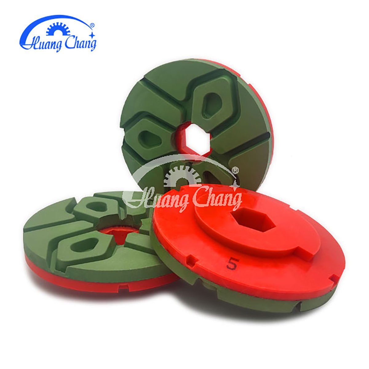 5 Steps Edge Polishing Pads Snail Lock Diamond for Granite Marble