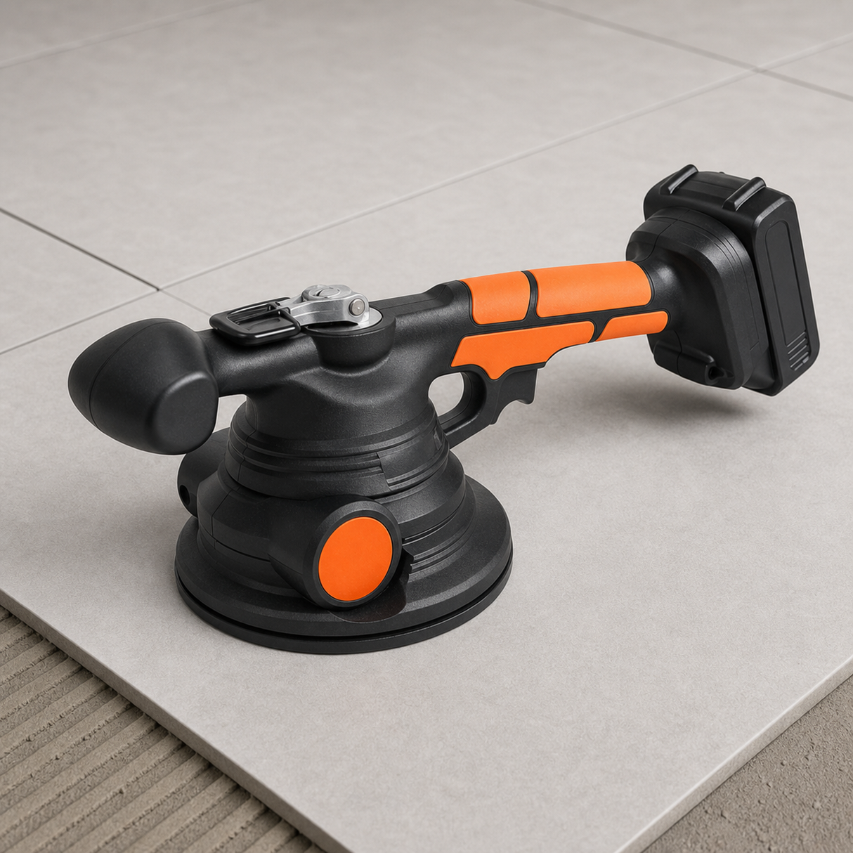 Battery-Powered Tile Vibration Tool with Suction Cup – specification overview