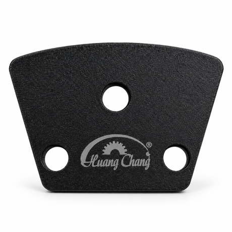 Rear three-hole trapezoid mounting plate of the double-oval shoe