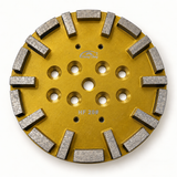 250 mm Diamond Grinding Plate for Concrete Floors – SF/HF, 20/30/60 Grit – gold, yellow hf 20# single-product white-backgroun