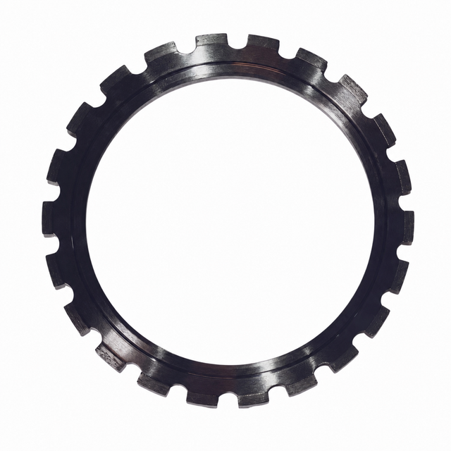 Laser-Welded Diamond Ring Saw Blade for Concrete, 370–520 mm – front product view