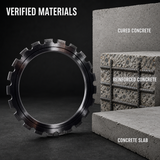 Laser-Welded Diamond Ring Saw Blade for Concrete, 370–520 mm – tile installation application