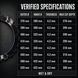 Laser-Welded Diamond Ring Saw Blade for Concrete, 370–520 mm – verified product information