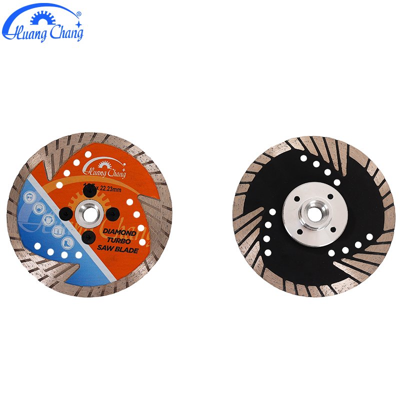 HuangChang Superdünnes Diamant-Dreieck-Wellensägeblatt für Keramik, Marmor und Granit