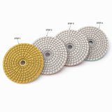 4 Inch 4-Step Wet/Dry Diamond Polishing Pad Set