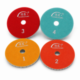 4 Inch 4-Step Wet/Dry Diamond Polishing Pad Set
