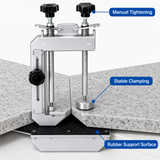 stable clamping support for stone countertop installation