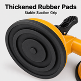 thickened rubber suction pad detail for smooth surface handling