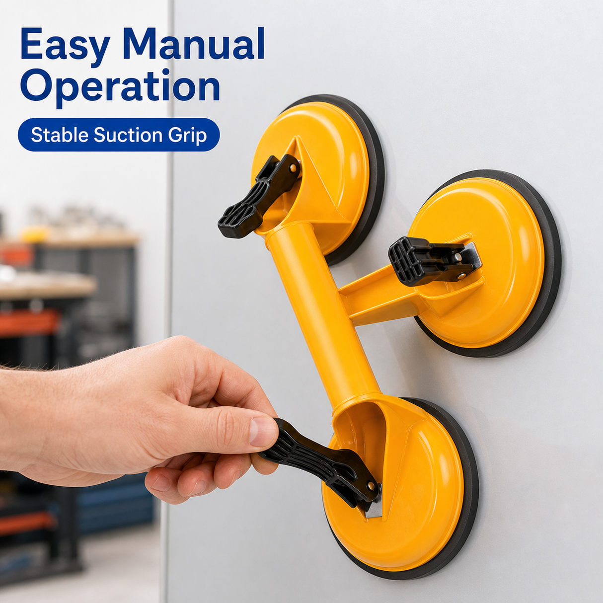 easy manual operation suction cup lifter stable grip