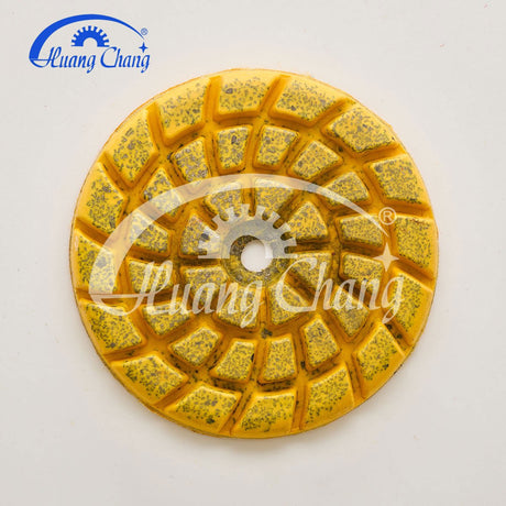 Yellow Diamond Polishing Pads Marble HC-SPP-0014