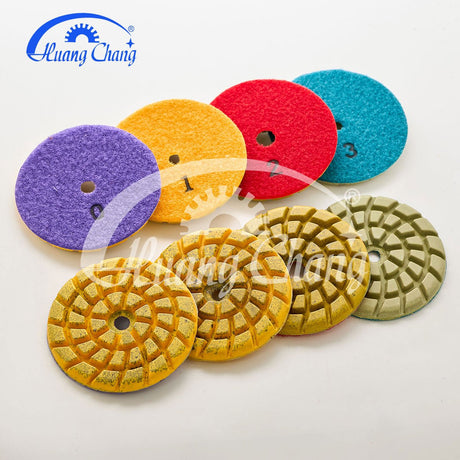 Yellow Diamond Polishing Pads Marble HC-SPP-0014
