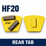 AI-assisted structural illustration of HC-CT-D-27: front and rear of the same grinding shoe; sold individually; illustrated specification is an example.
